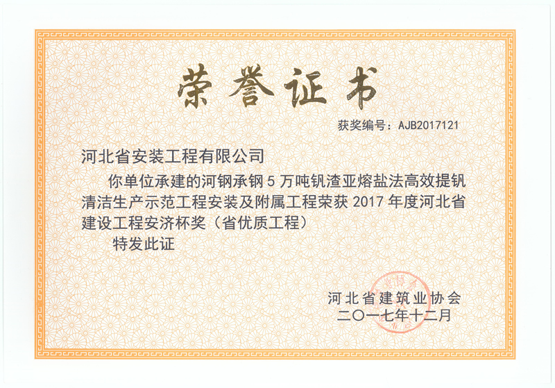 Hegang Chenggang - 2017 provincial excellent